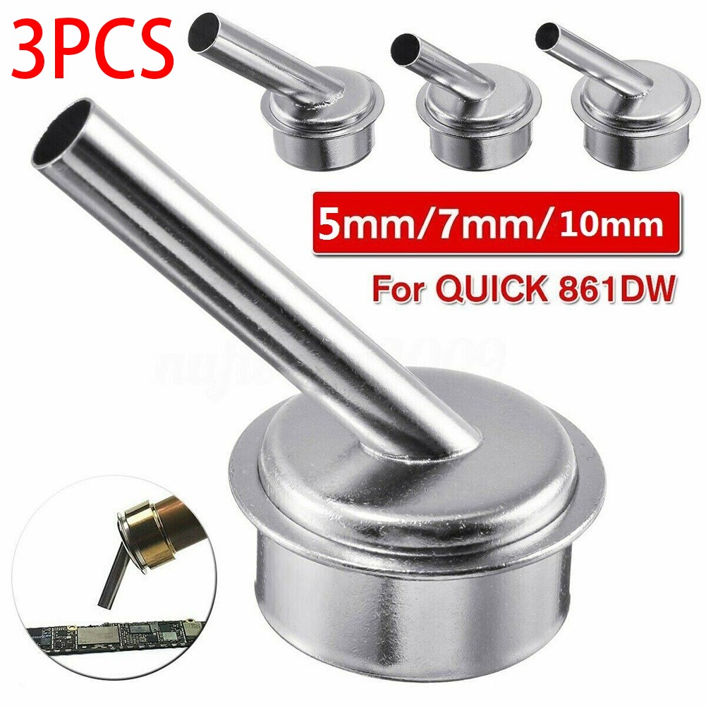 3Pcs 45 Degree Angle Nozzle Fo - огляд і ціна Hot Air Rework Station 861Dw